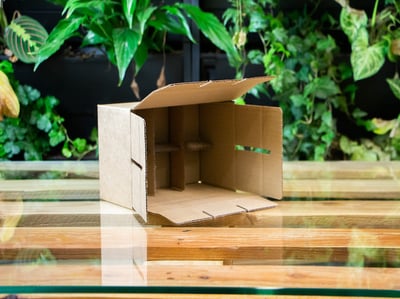 Cardboard-Box-with-Green-Background