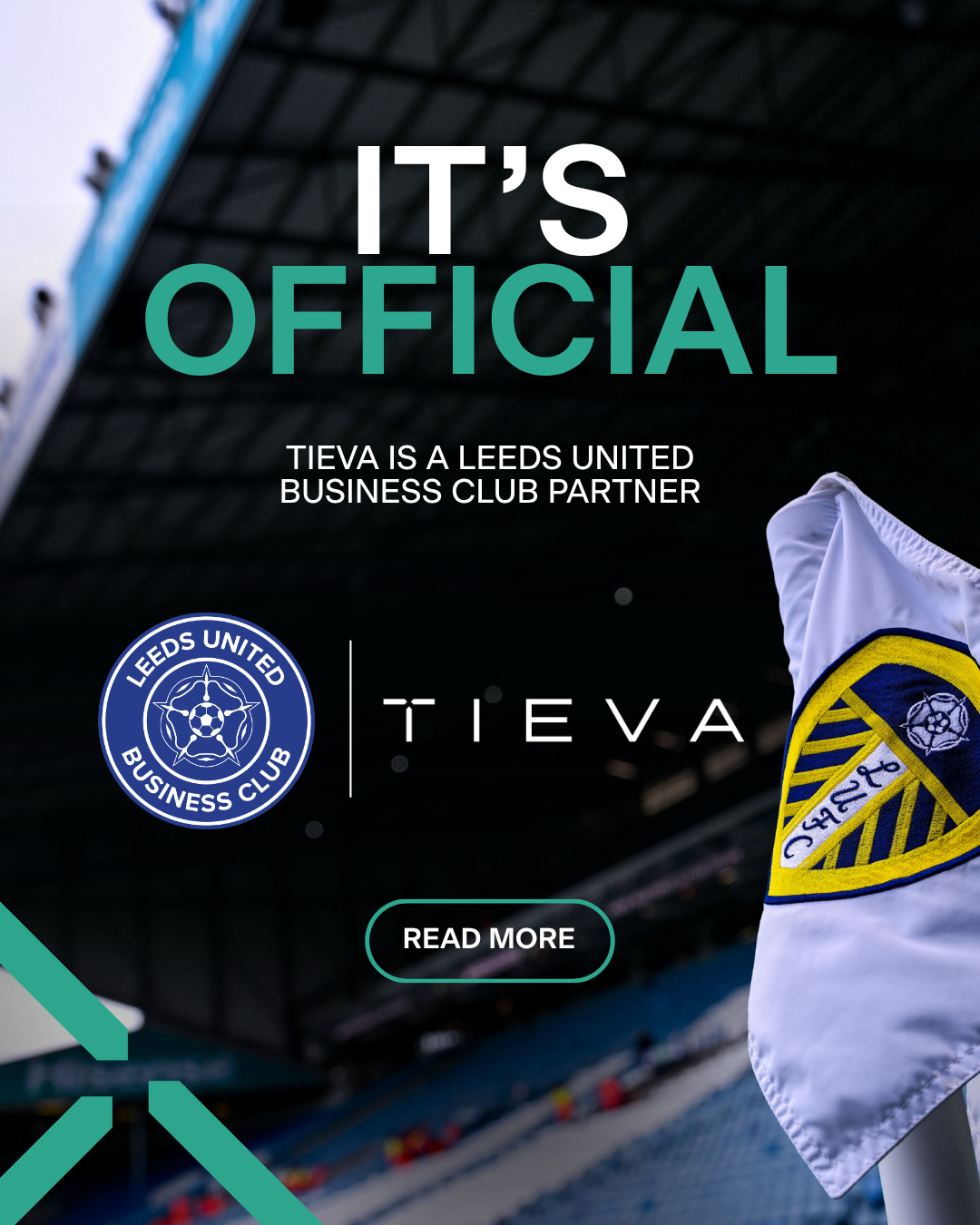TIEVA partnership with Leeds United FC
